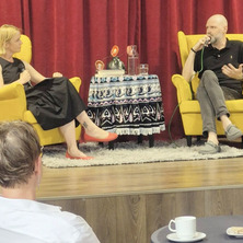 Literackie spotkanie. Gościem był Michał Tabaczyński